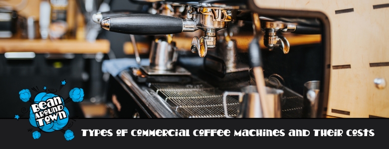 group heads on a coffee machine