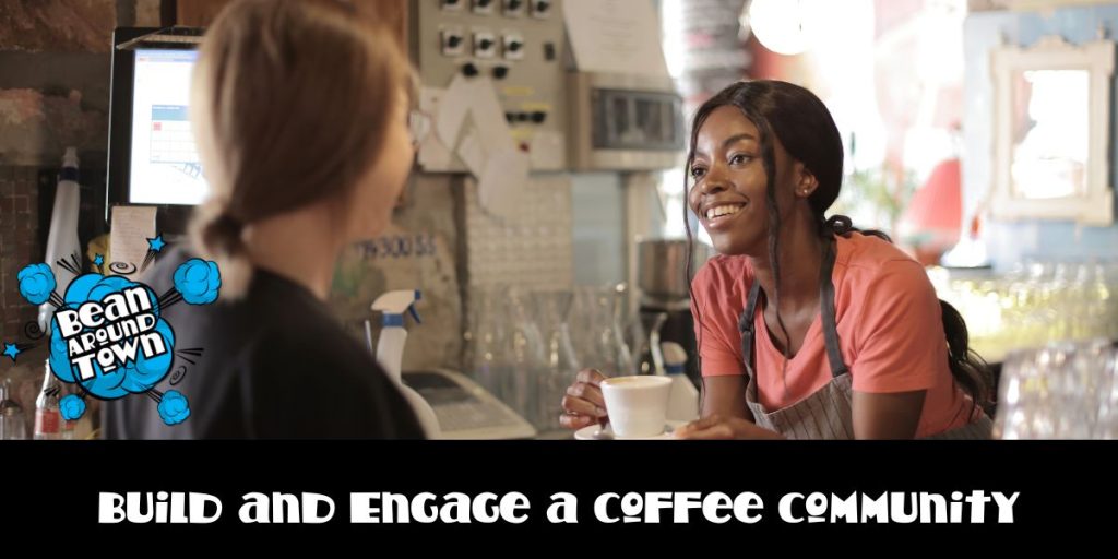Image of a diverse group of people engaged in a coffee-making class, sharing techniques and building community connections.