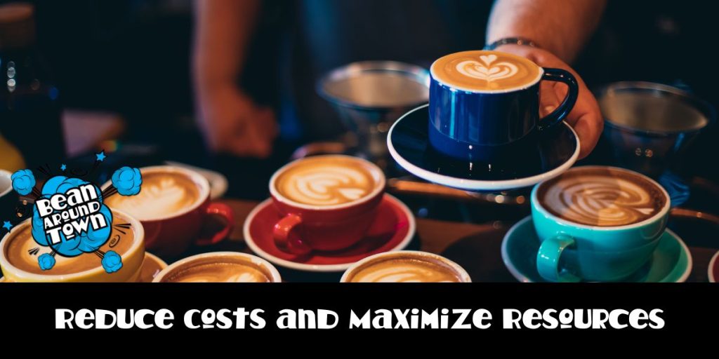 Barista training focuses on reducing costs and maximizing resources through efficient ingredient use and equipment care.