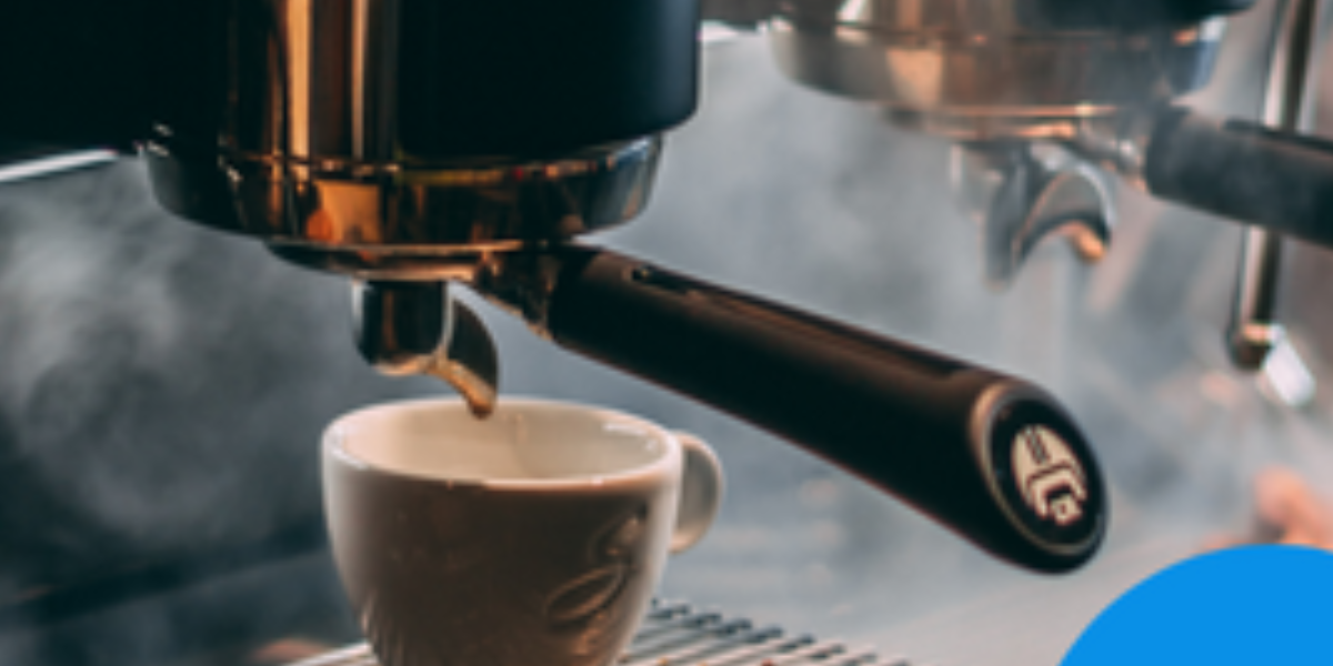 Image of a clean, professional coffee machine, symbolizing quality and reliability in a commercial setting.