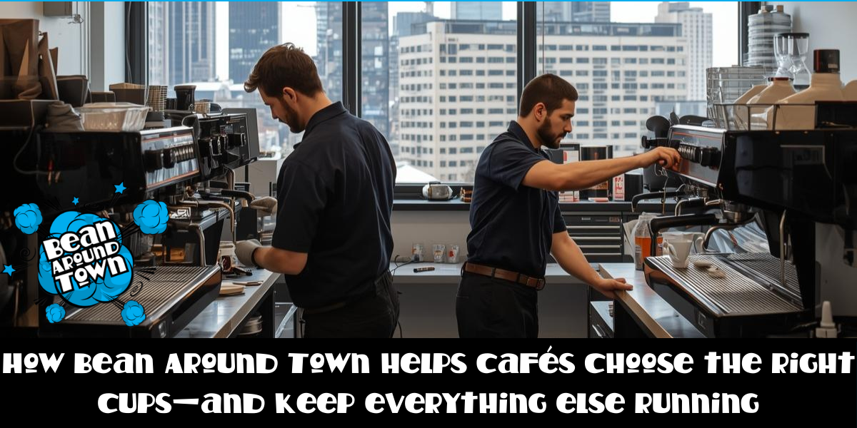 How Bean Around Town helps cafés choose the right cups—and keep everything else running